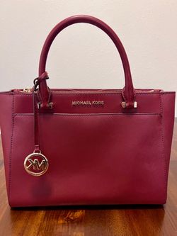 Michael Kors Burgundy Purse