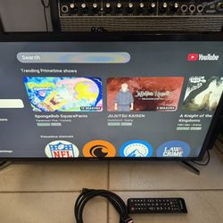 32" Samsung Smart WiFi LED TV + remote, HDMI cable  READ