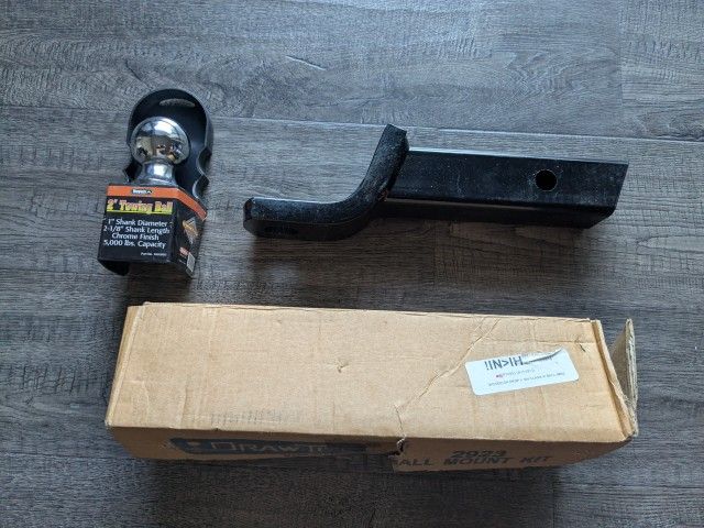 2" Ball Detachable with 2" Drop Hitch NEW