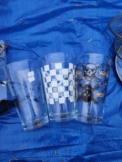 Vans drinking glasses