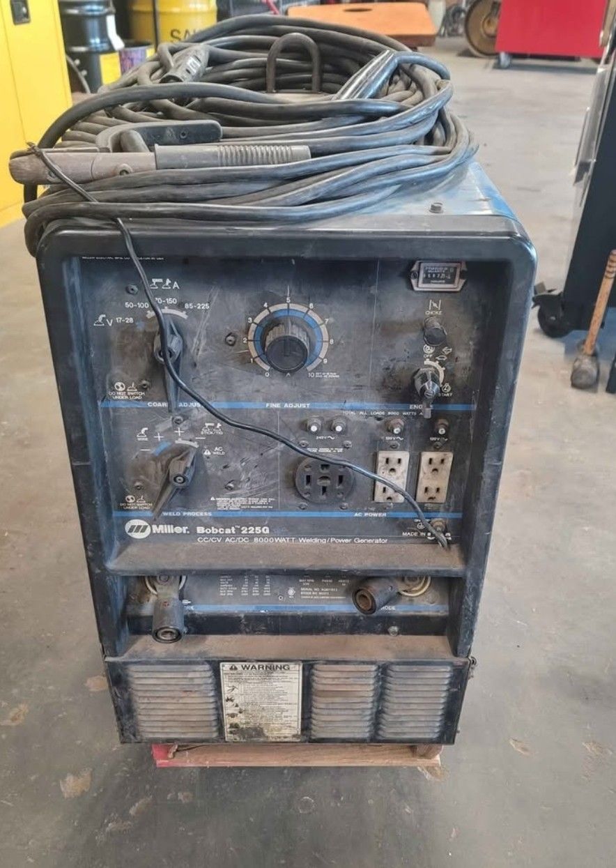 Miller Bobcat 225G Plus Welder/Generator Construction Equitment