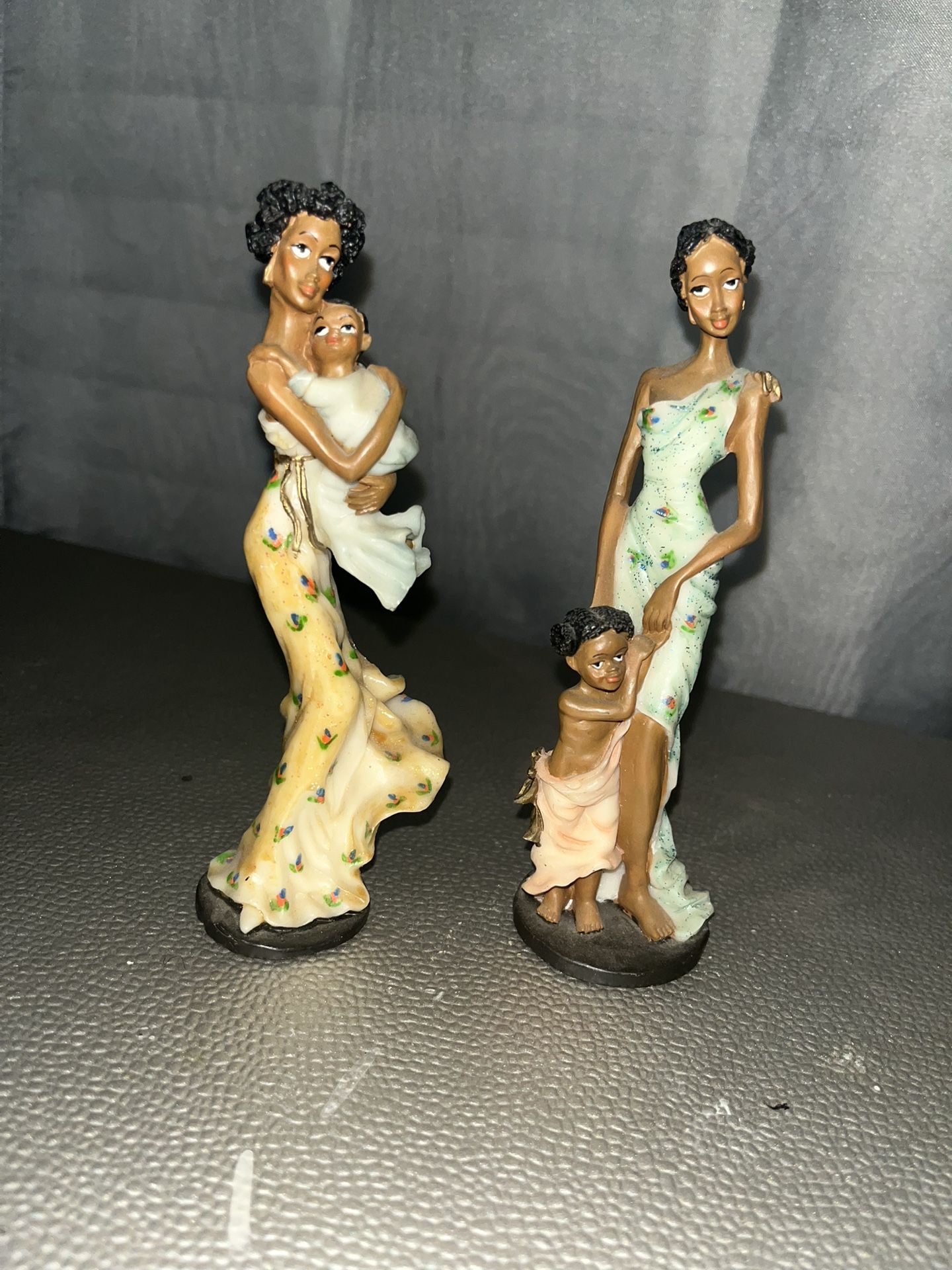 African Mother & Child Figurines