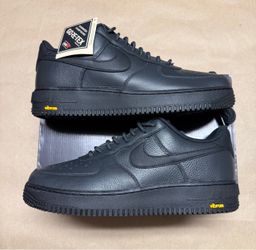 Nike Air Force 1 Low AF1 Gore Tex GTX Vibram Black Men’s size 11.5 shoes NEW!