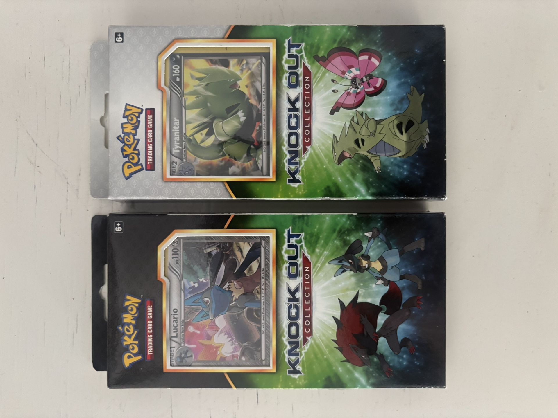 Pokemon 2017 Knockout Collection Tyranitar And Lucario