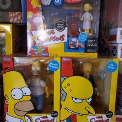 The Simpsons 3 Vintage Toys Brand New Sealed