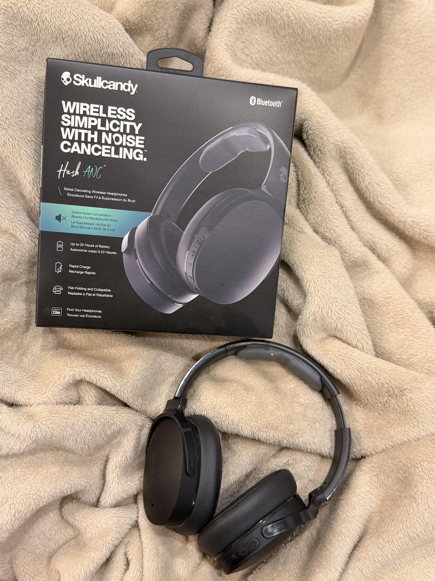 🎧 Skullcandy Hesh ANC Wireless Noise-Cancelling Headphones – Great Sound, Good Condition!