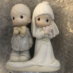 The Lord Bless You And Keep You, Precious Moments Wedding Porcelain Figurine