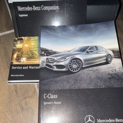 Owner’s Manual Set For 17 Mercedes Benz C300