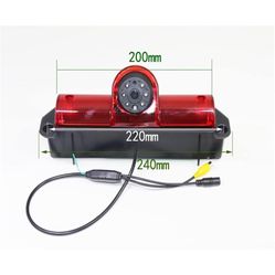 HD Car Brake Light Rear View Backup Parking Camera Compatible with GM Express Savana Cargo Van Chevy Express Van Night Vision