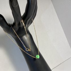 youthful gold plated necklace