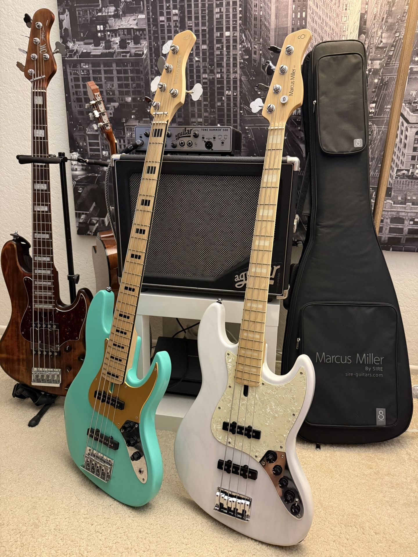Sire Bass Guitar V5-24fret & V7-20fret Barely Used Condition. $999 Only