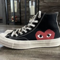 Comme Des Garçons Play X Converse Chuck Taylor High Top SIZE 11