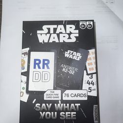 Star Wars Say What You See card game