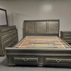 Bedroom Set , Dresser With Mirror , Nightstand , Same Day Delivery 🚚 