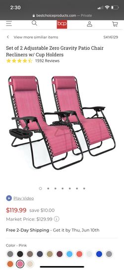 Pink 💞💞gravity Chairs