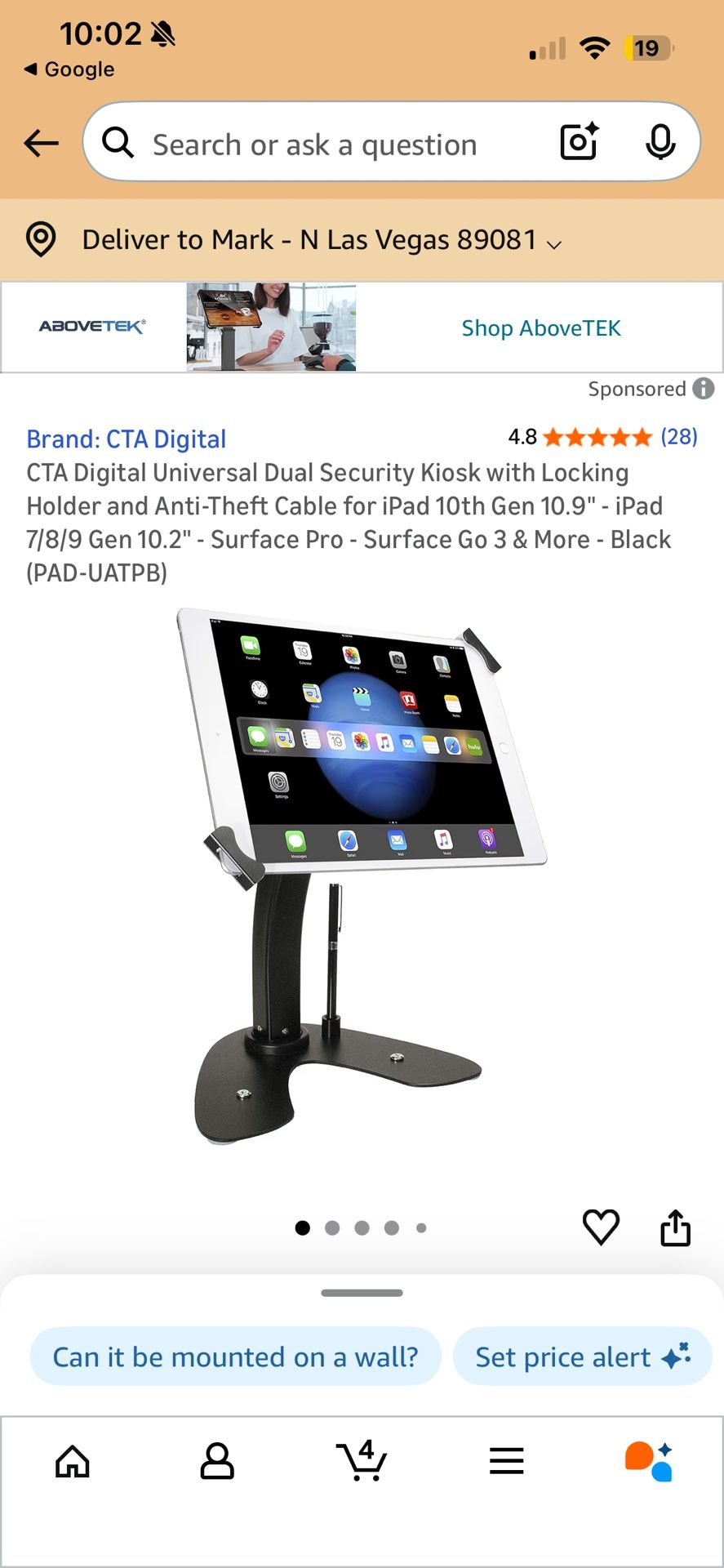 Cta Anti Theft Tablets