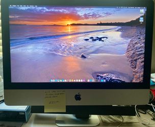 Apple iMac late 2012 21.5” All-in-One Desktop upgraded to 16Gb Ram and 1Tb SSD
