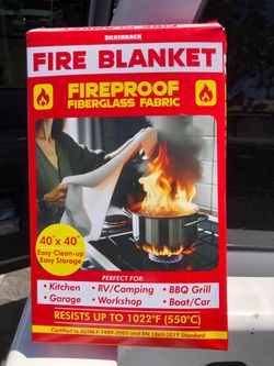 Fire blanket $15