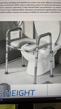Toilet seat FREE riser chair NEW