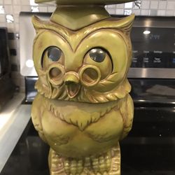 Vintage Owl Cookie Jar