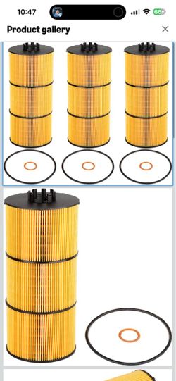 GETOPAUTO P551005 Oil/Lube Filter Compatible with 2012-2020 Freightliner Trucks & Buses 114SD 122SD 2012-2020 Western Star Trucks 4700SB 2009-2017 490