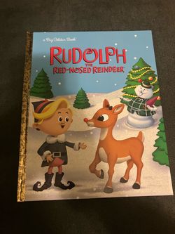 Lot of 3 Books Rudolph the Red-Nosed Reindeer Big Golden Book