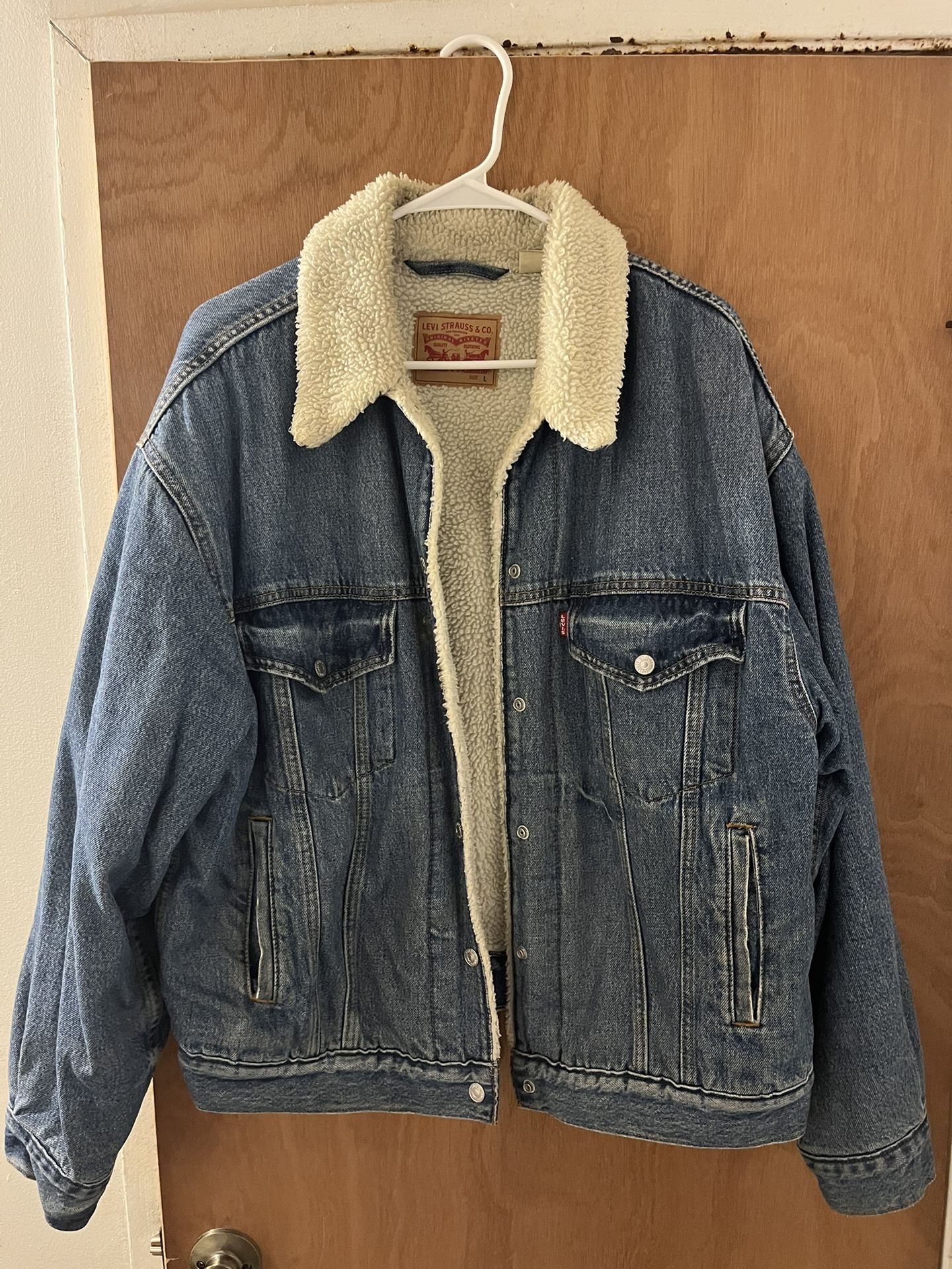 Levi Sherpa Jean Jacket