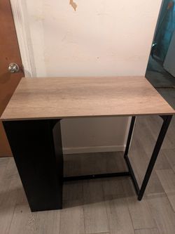 Industrial Wood and Metal Desk