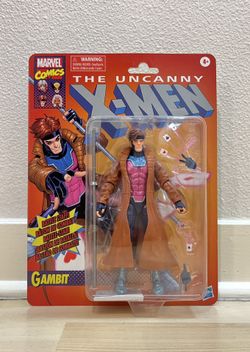 MARVEL LEGENDS GAMBIT RETRO ACTION FIGURE