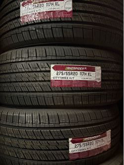 $450 INSTALLED for 4 BRAND NEW 275/55r20 TIRES LLANTAS NUEVAS 275 55 20