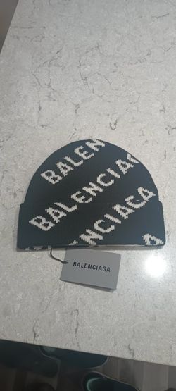 New Genuine Balenciaga Wool Beanie Hat