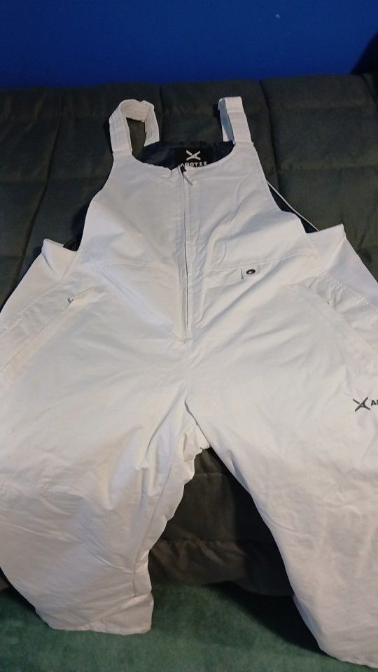 Womens White Snow Pants XL