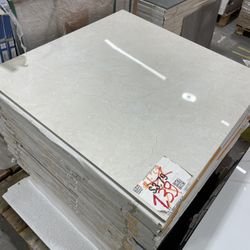 Crema Marfil 32x32 Polished Porcelain Tile