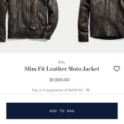 Ralph Lauren Leather Jacket