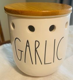 GARLIC Keeper Wood Lid