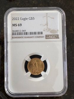 4 - 1/10 American Eagle coins