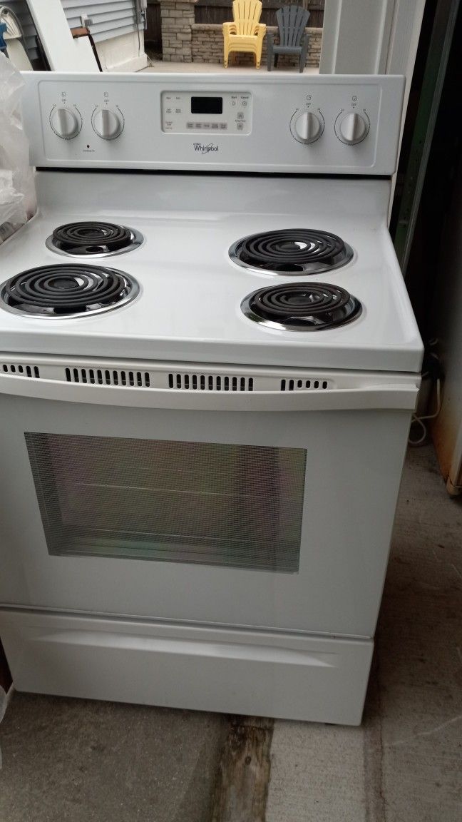 Whirlpool Burner Electric Range