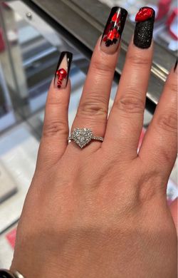 White Gold Engagement Ring “8”