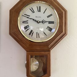 Bulova Pendulum Wall Clock