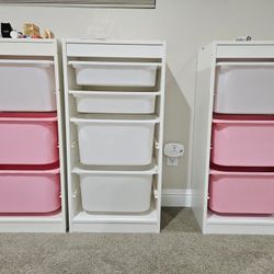 Ikea Trofast Storage With Bins