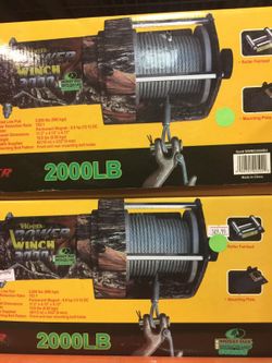 2000 lb winch