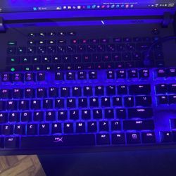 HyperX Alloy Origins Core TKL Wired Mechanical Tactile Aqua Switch Gaming Keyboard with RGB Lighting