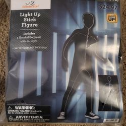 Boys Light-up Stick Figure Halloween costume 