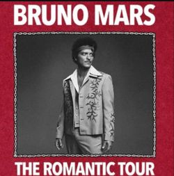 Bruno Mars 4 tickets