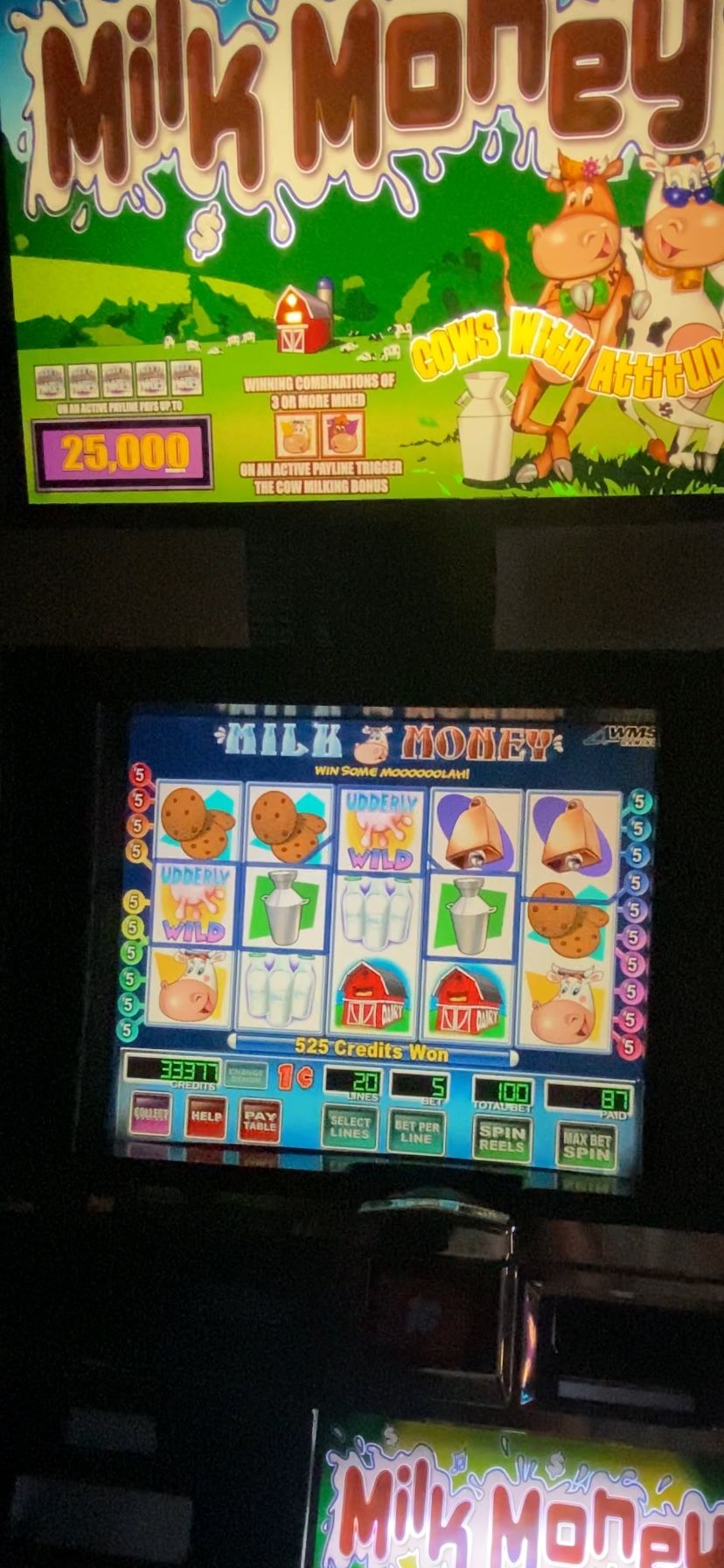 WMS BB1 Slot Machine “Milk Money”