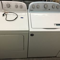 Whirlpool washer and gas dryer