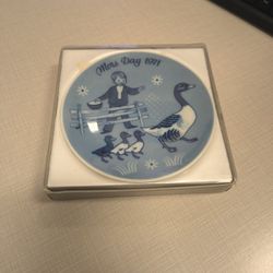 Vintage Collector Plate 1971 Mors Dag W Box