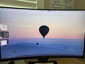 CRUA 27" Curved Monitor - Works Great - HDMI Cable Included