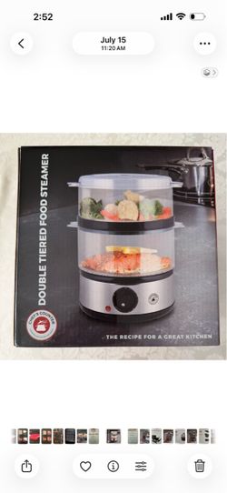NEW DOUBLE  TIERED  FOOD STEAMER - available in Lacey
