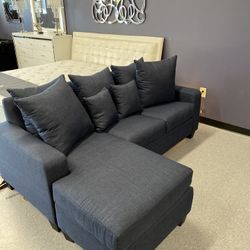 Midnight Blue CHOFA, Sofa With Reversible Chaise Lounge *** In Stock *** No Waiting..! 😬